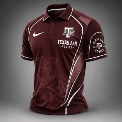 Texas A&M Aggies | Premium NCAA Strong Team Pride Sport Polo TD