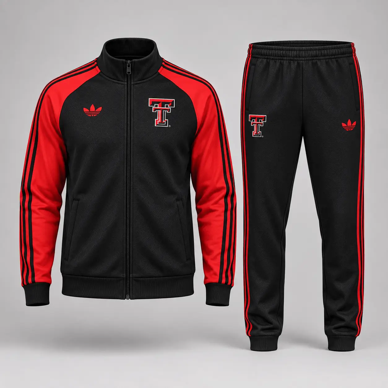 Texas Tech Red Raiders | Premium NCAA Game Day Jacket & Jogger Set NY - Image 2
