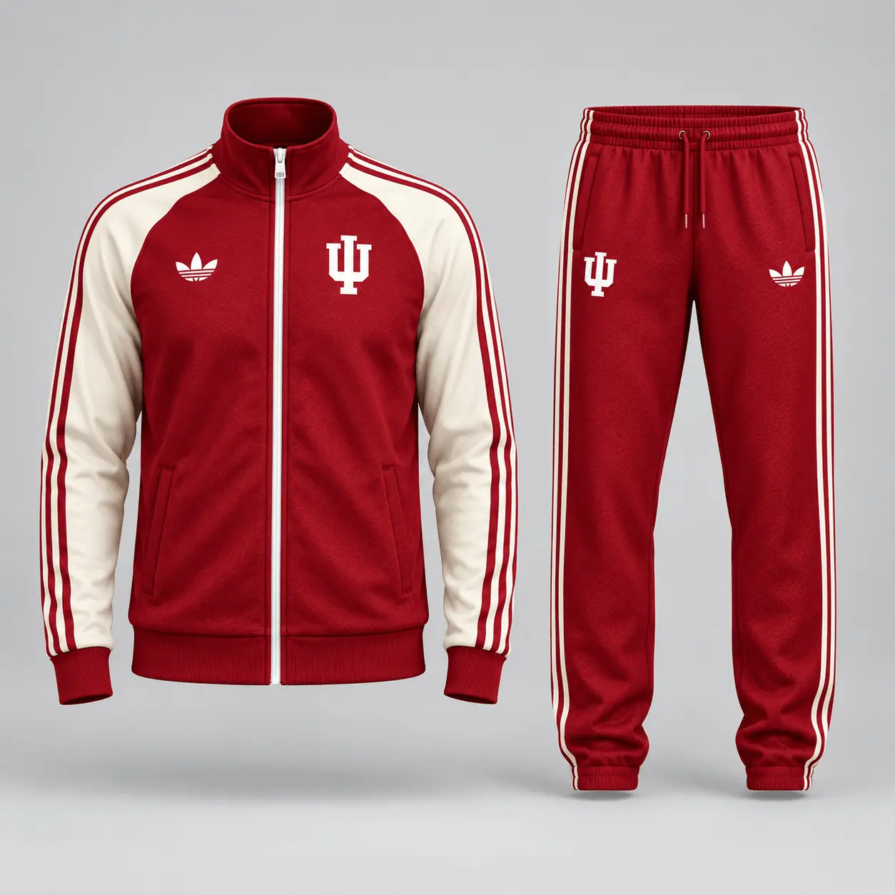 Indiana Hoosiers | Premium NCAA Game Day Jacket & Jogger Set NY - Image 2