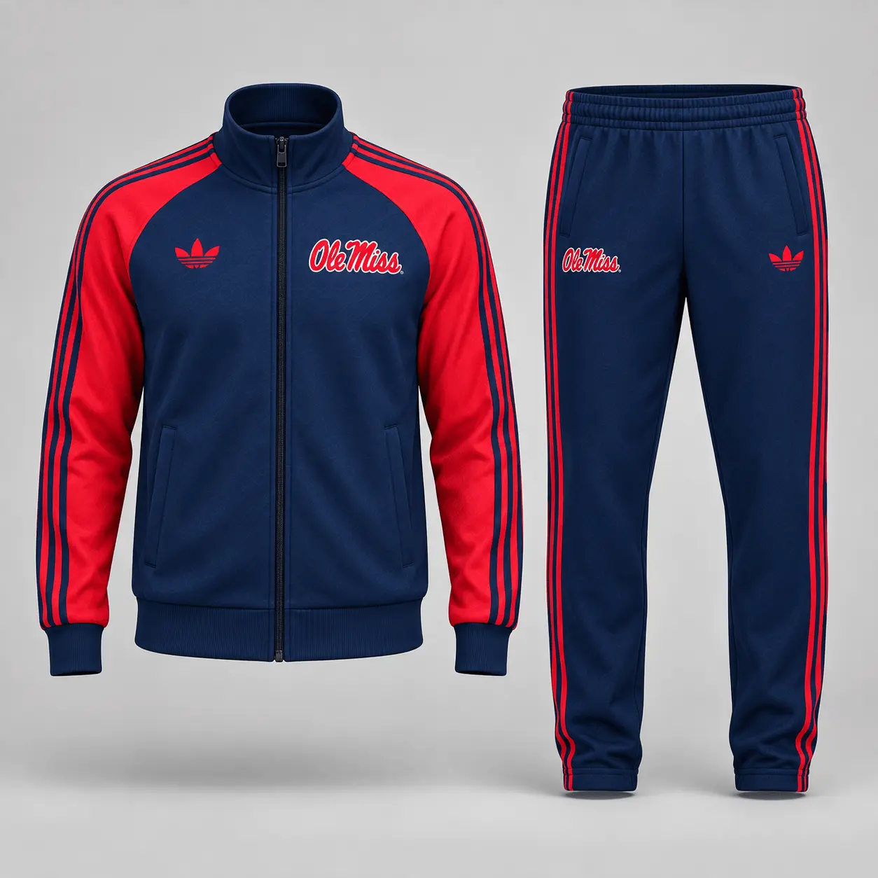 Ole Miss Rebels | Premium NCAA Game Day Jacket & Jogger Set NY - Image 2