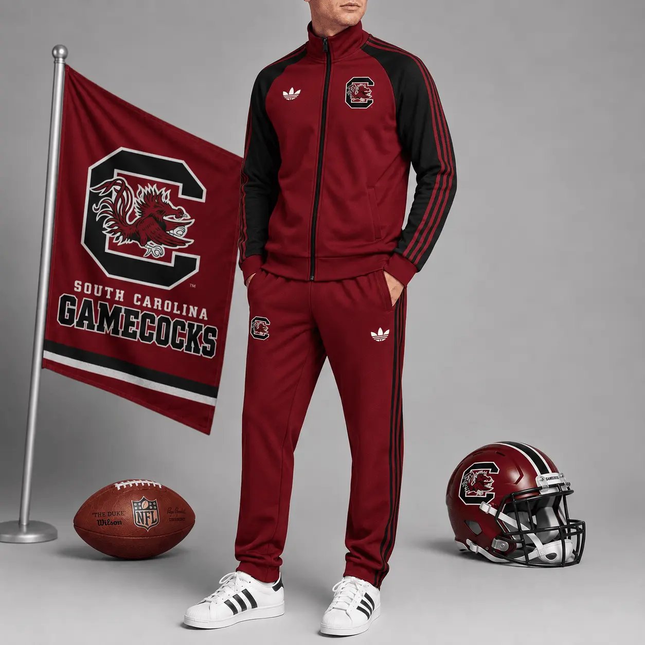 South Carolina Gamecocks | Premium NCAA Game Day Jacket & Jogger Set NY