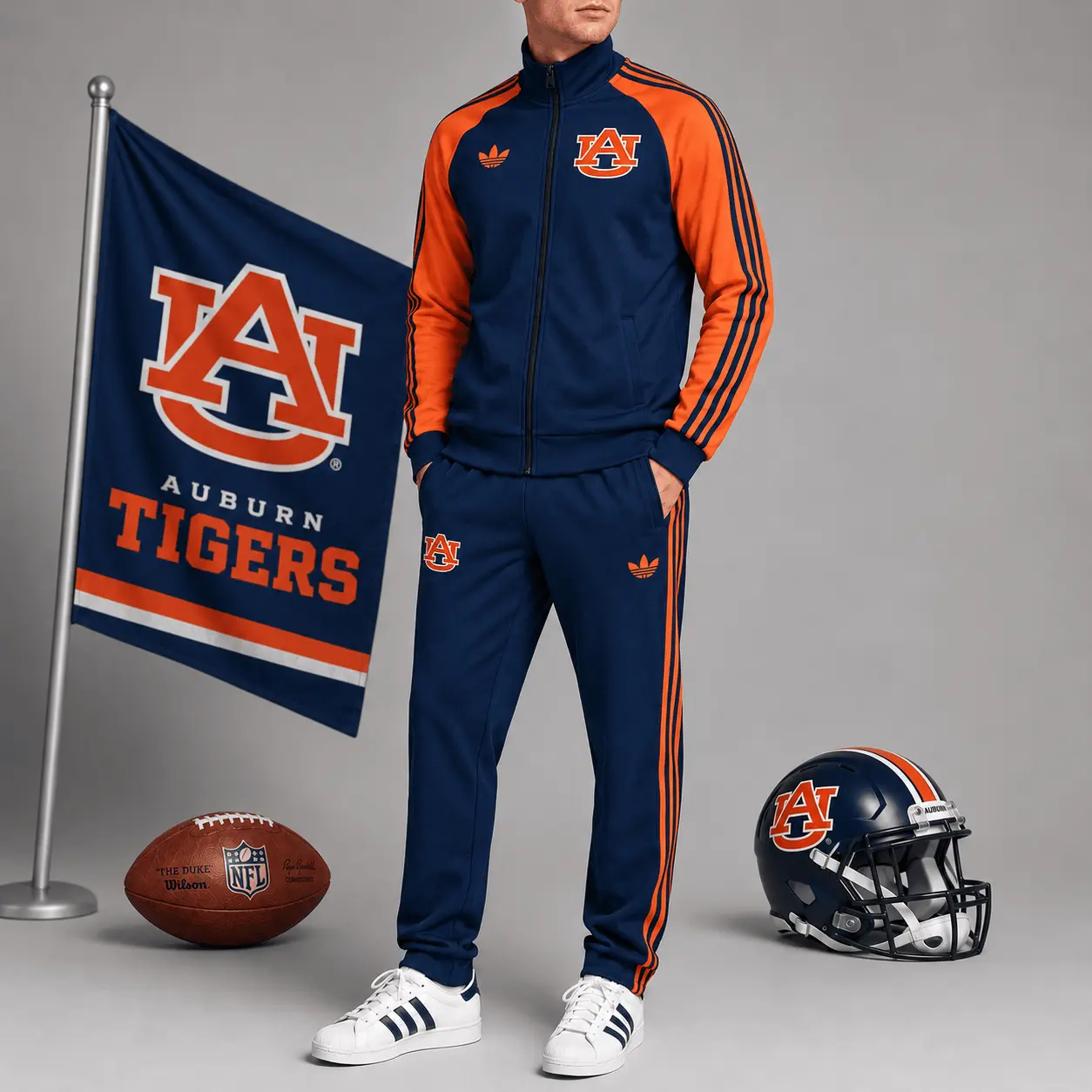 Auburn Tigers | Premium NCAA Game Day Jacket & Jogger Set NY