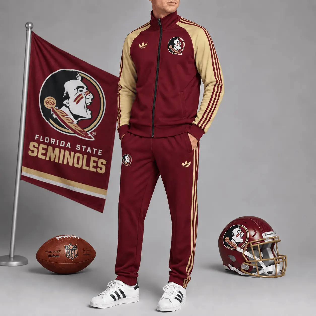 Florida State Seminoles | Premium NCAA Game Day Jacket & Jogger Set NY