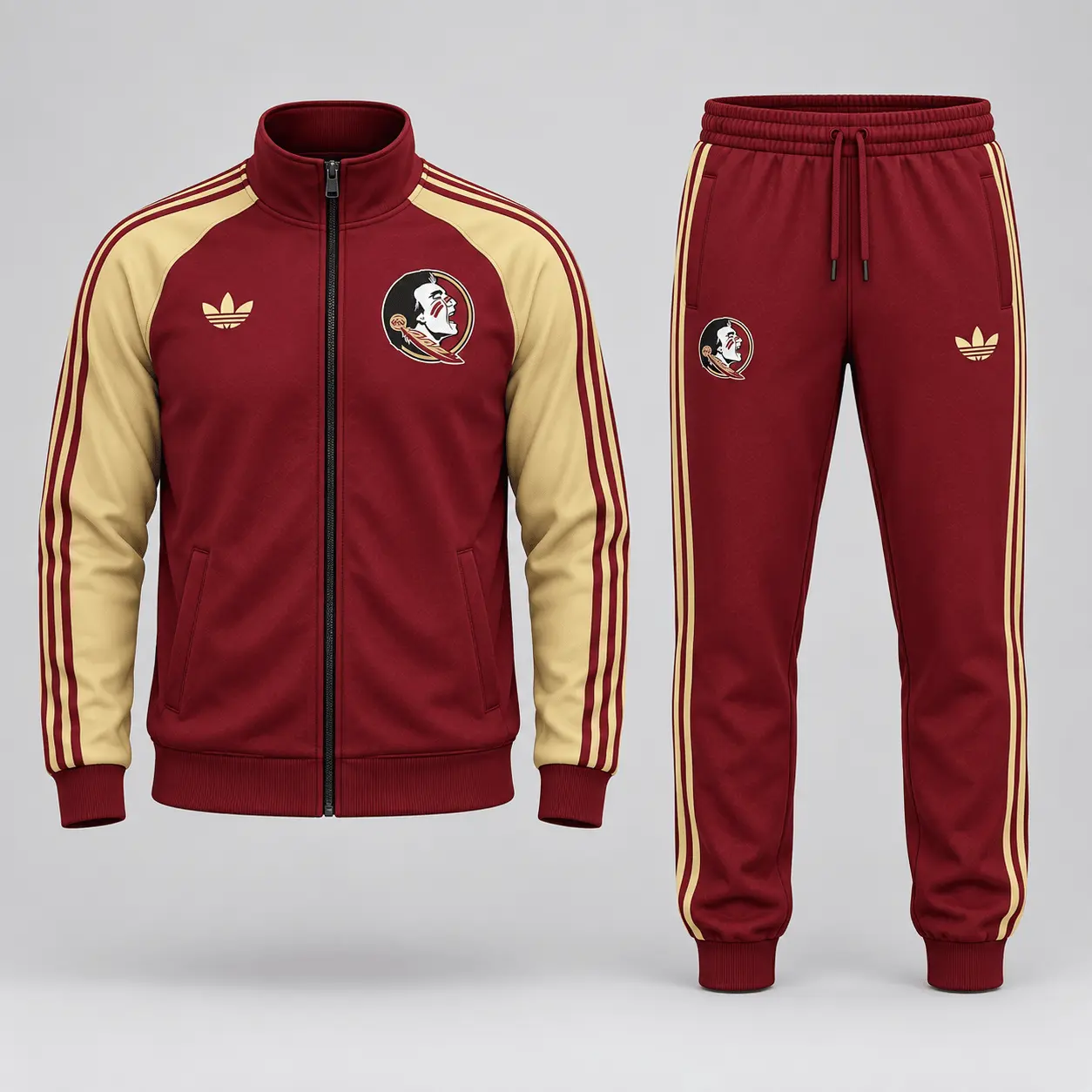 Florida State Seminoles | Premium NCAA Game Day Jacket & Jogger Set NY - Image 2