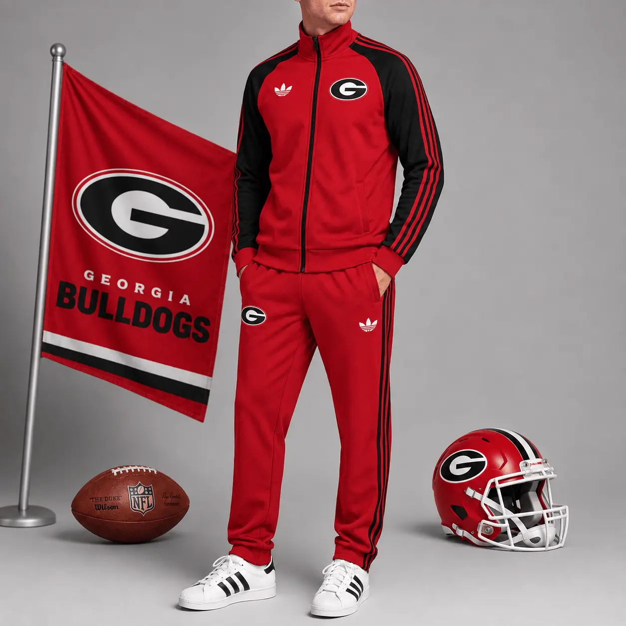 Georgia Bulldogs | Premium NCAA Game Day Jacket & Jogger Set NY