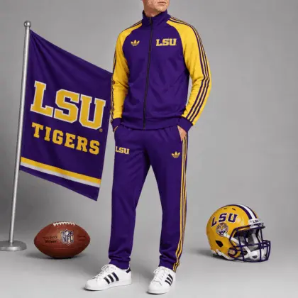 LSU Tigers | Premium NCAA Game Day Jacket & Jogger Set NY
