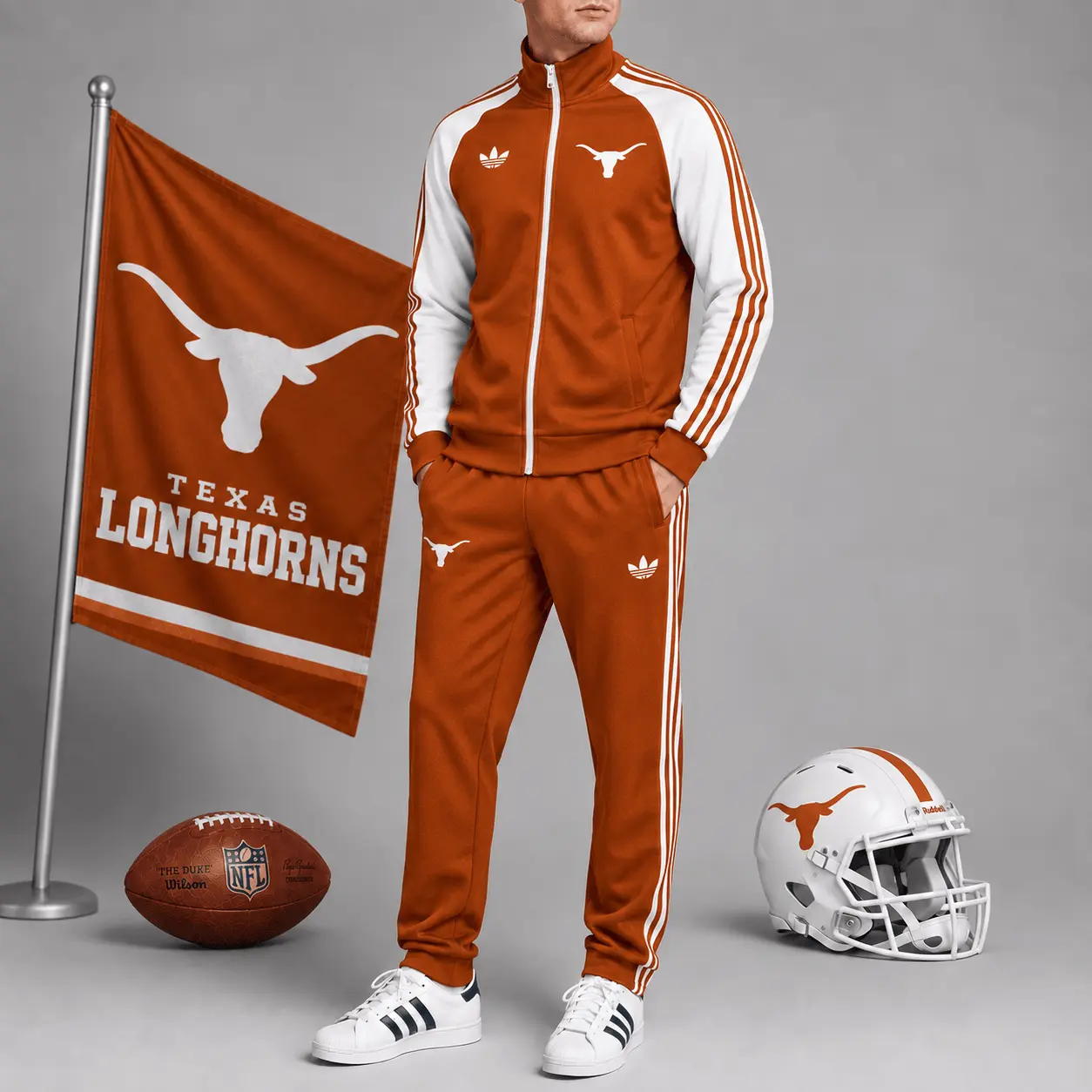 Texas Longhorns | Premium NCAA Game Day Jacket & Jogger Set NY
