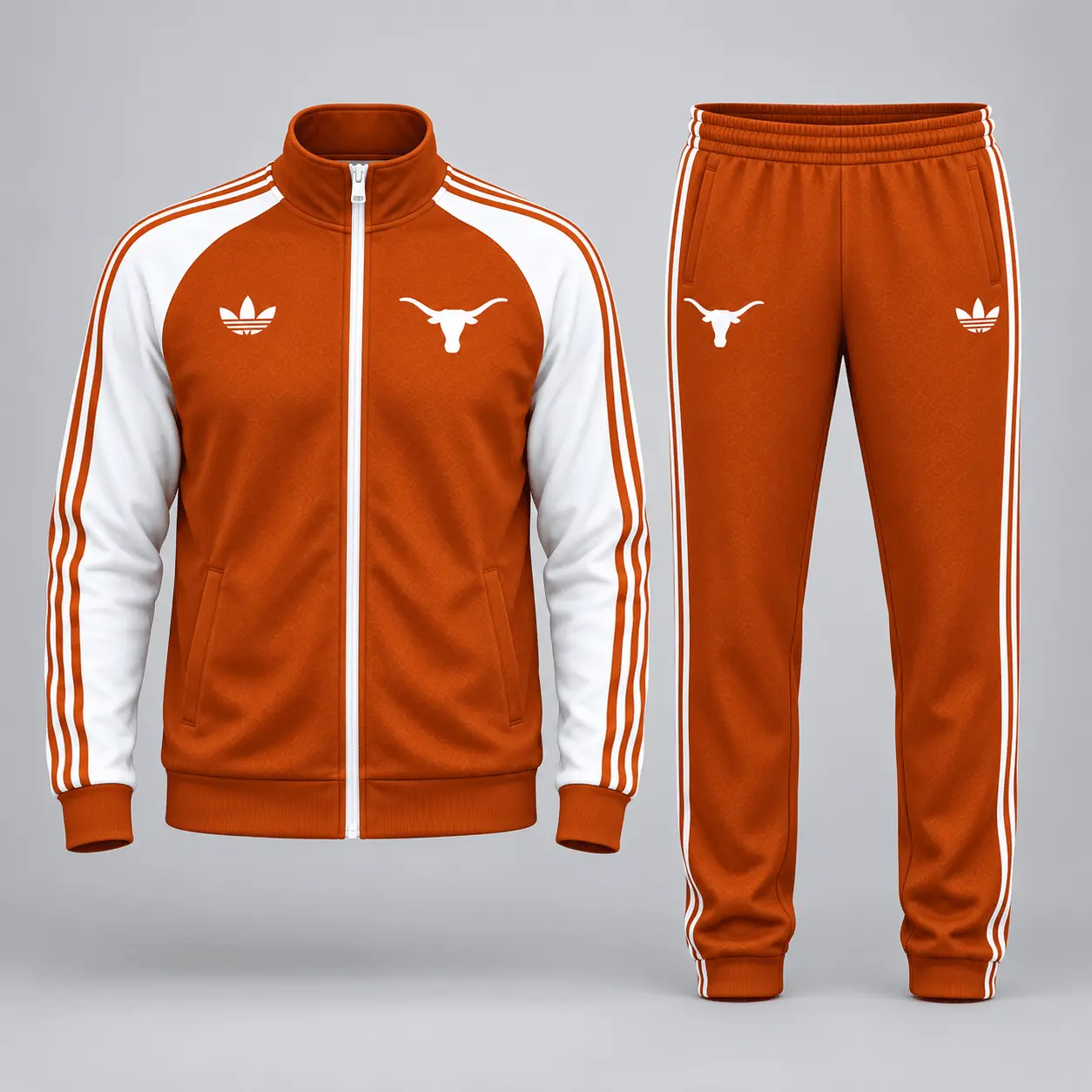Texas Longhorns | Premium NCAA Game Day Jacket & Jogger Set NY - Image 2