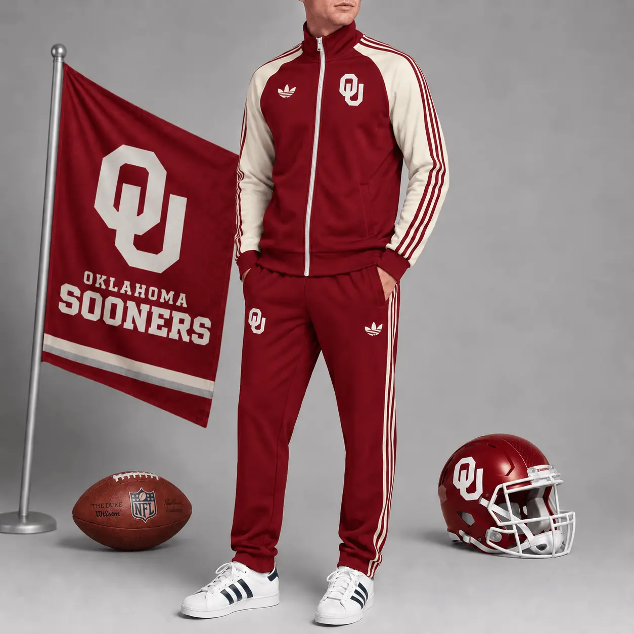Oklahoma Sooners | Premium NCAA Game Day Jacket & Jogger Set NY