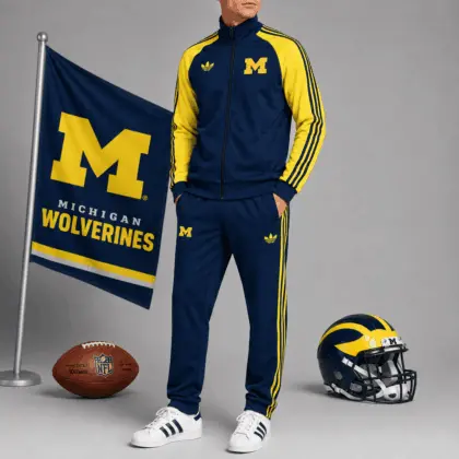 Michigan Wolverines | Premium NCAA Game Day Jacket & Jogger Set NY