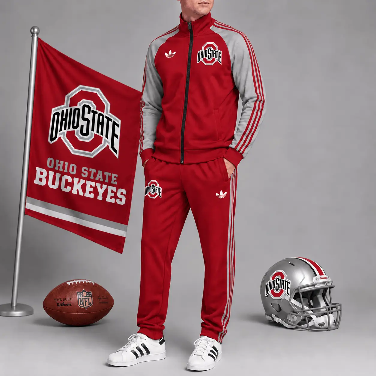 Ohio State Buckeyes | Premium NCAA Game Day Jacket & Jogger Set NY