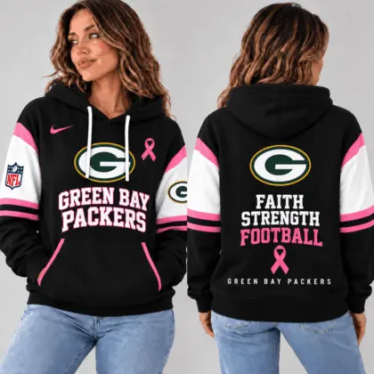 Green Bay Packers | Premium NFL Breast Cancer Awareness Hoodie NTT
