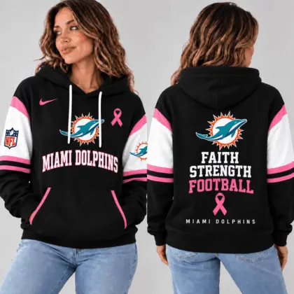Miami Dolphins | Premium NFL Breast Cancer Awareness Hoodie NTT