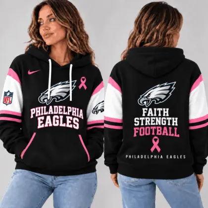 Philadelphia Eagles | Premium NFL Breast Cancer Awareness Hoodie NTT