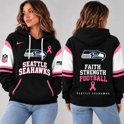 Seattle Seahawks | Premium NFL Breast Cancer Awareness Hoodie NTT