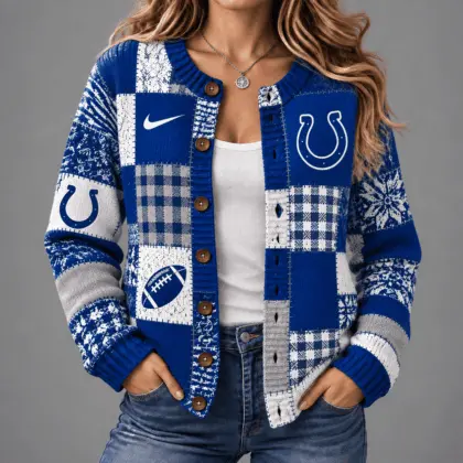 Indianapolis Colts | Premium NFL Game Day Knit Cardigan NY