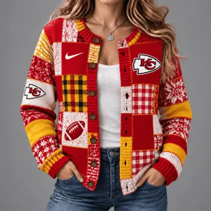 Kansas City Chiefs | Premium NFL Game Day Knit Cardigan NY