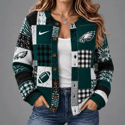 Philadelphia Eagles | Premium NFL Game Day Knit Cardigan NY