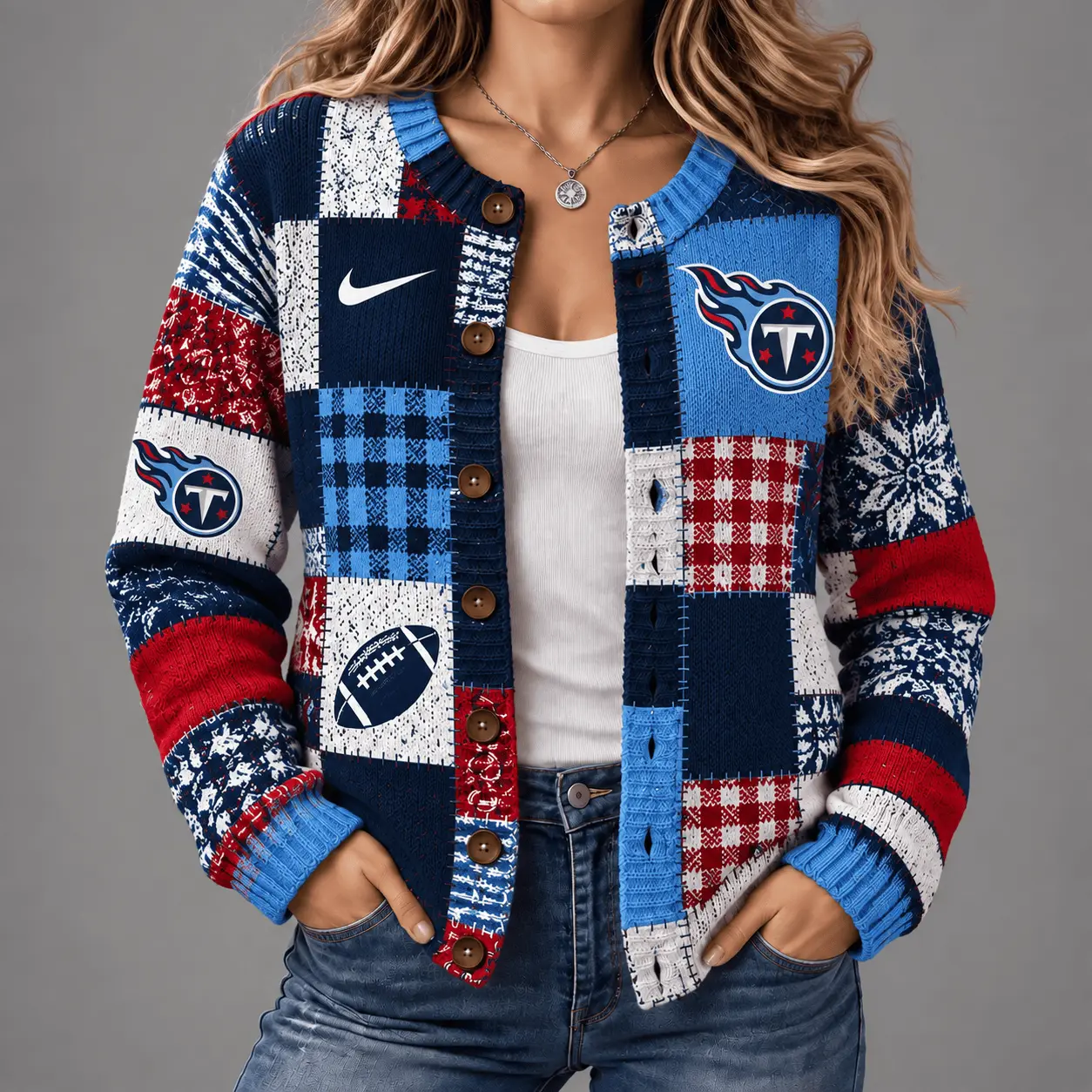 Tennessee Titans | Premium NFL Game Day Knit Cardigan NY