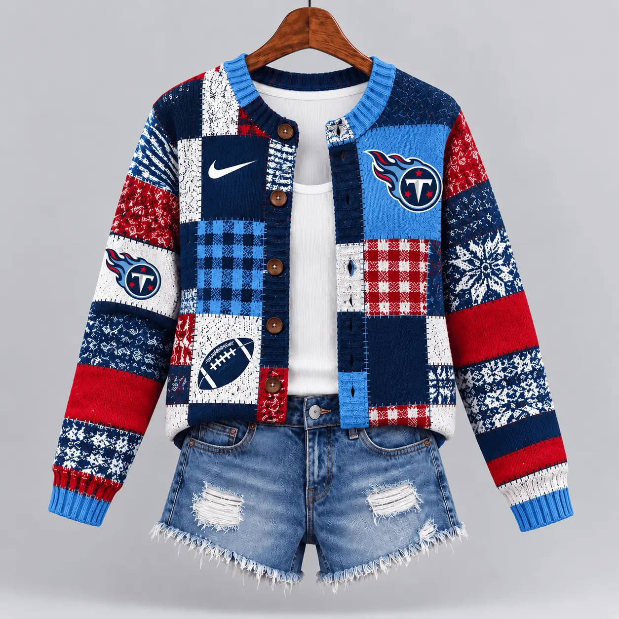 Tennessee Titans | Premium NFL Game Day Knit Cardigan NY - Image 2