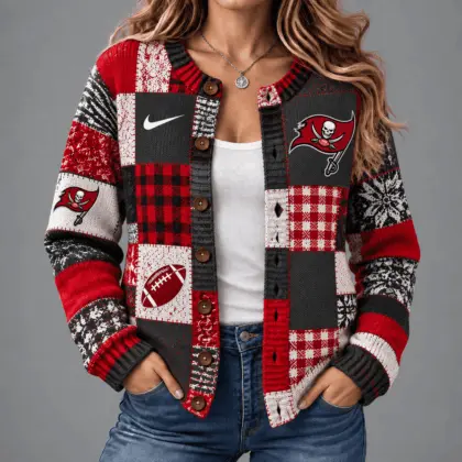 Tampa Bay Buccaneers | Premium NFL Game Day Knit Cardigan NY