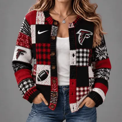 Atlanta Falcons | Premium NFL Game Day Knit Cardigan NY