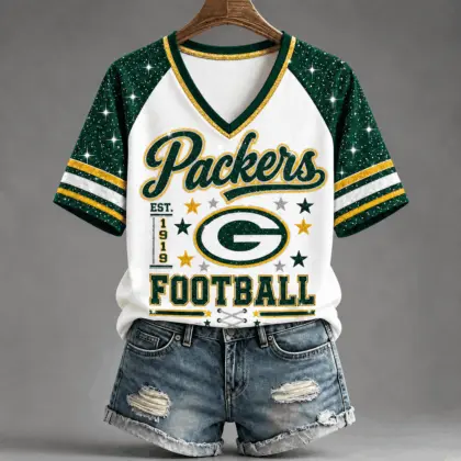 Green Bay Packers | Premium NFL Starry Spirit V-neck NY