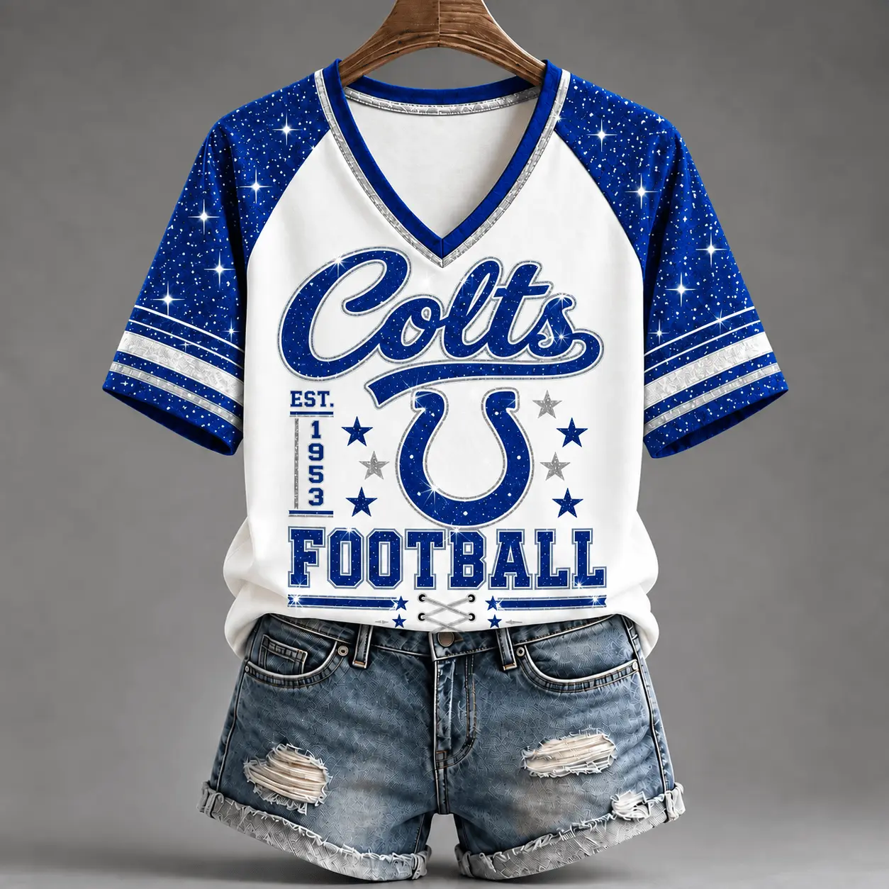 Indianapolis Colts | Premium NFL Starry Spirit V-neck NY