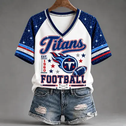 Tennessee Titans | Premium NFL Starry Spirit V-neck NY