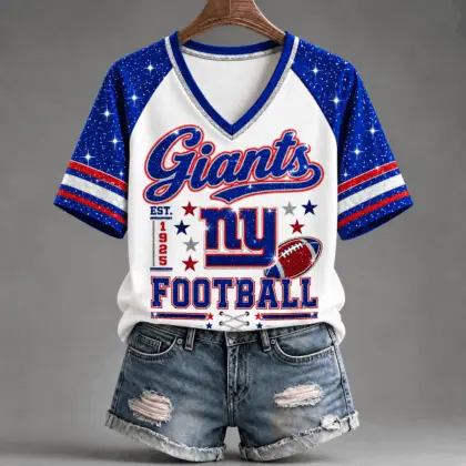 New York Giants | Premium NFL Starry Spirit V-neck NY