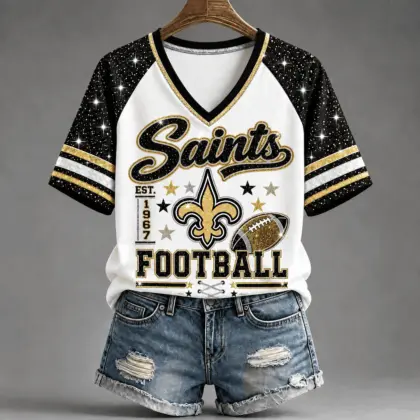 New Orleans Saints | Premium NFL Starry Spirit V-neck NY