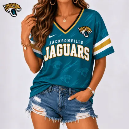 Jacksonville Jaguars | Premium NFL Team Spirit V-Neck Shirt NY