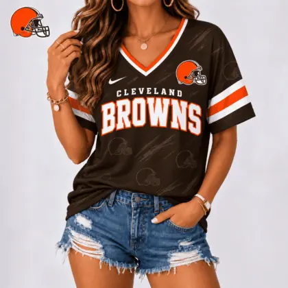 Cleveland Browns | Premium NFL Team Spirit V-Neck Shirt NY