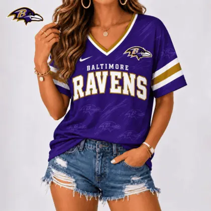 Baltimore Ravens | Premium NFL Team Spirit V-Neck Shirt NY