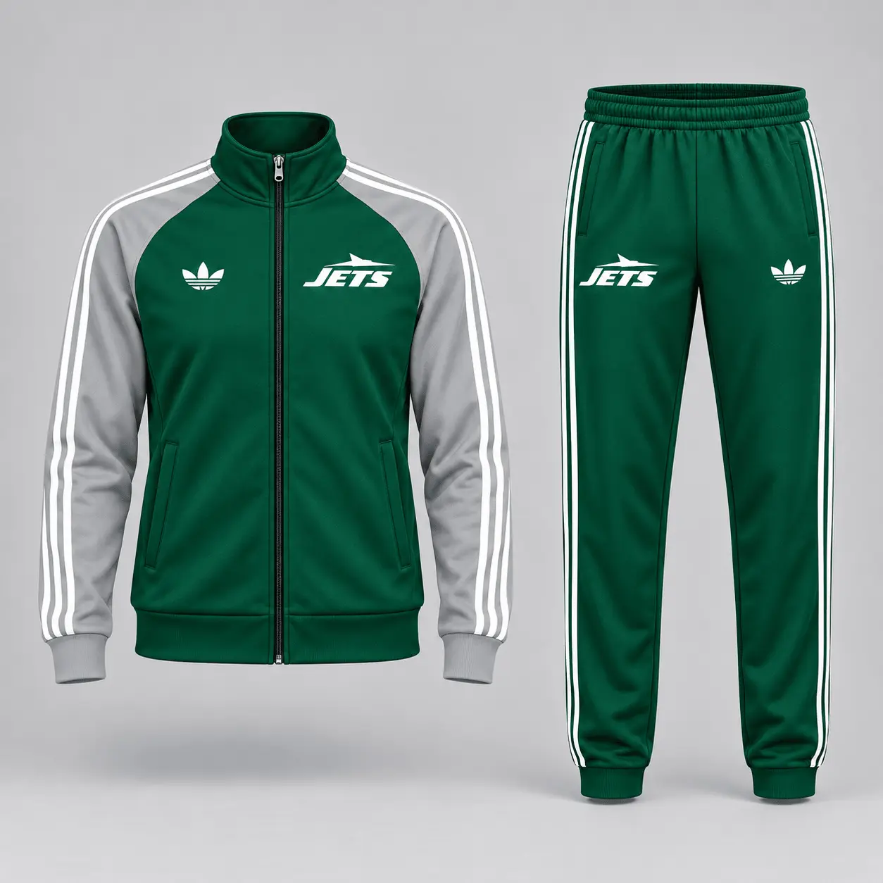 New York Jets | Premium NFL Women’s Athletic Jacket & Jogger Set NY - Image 2
