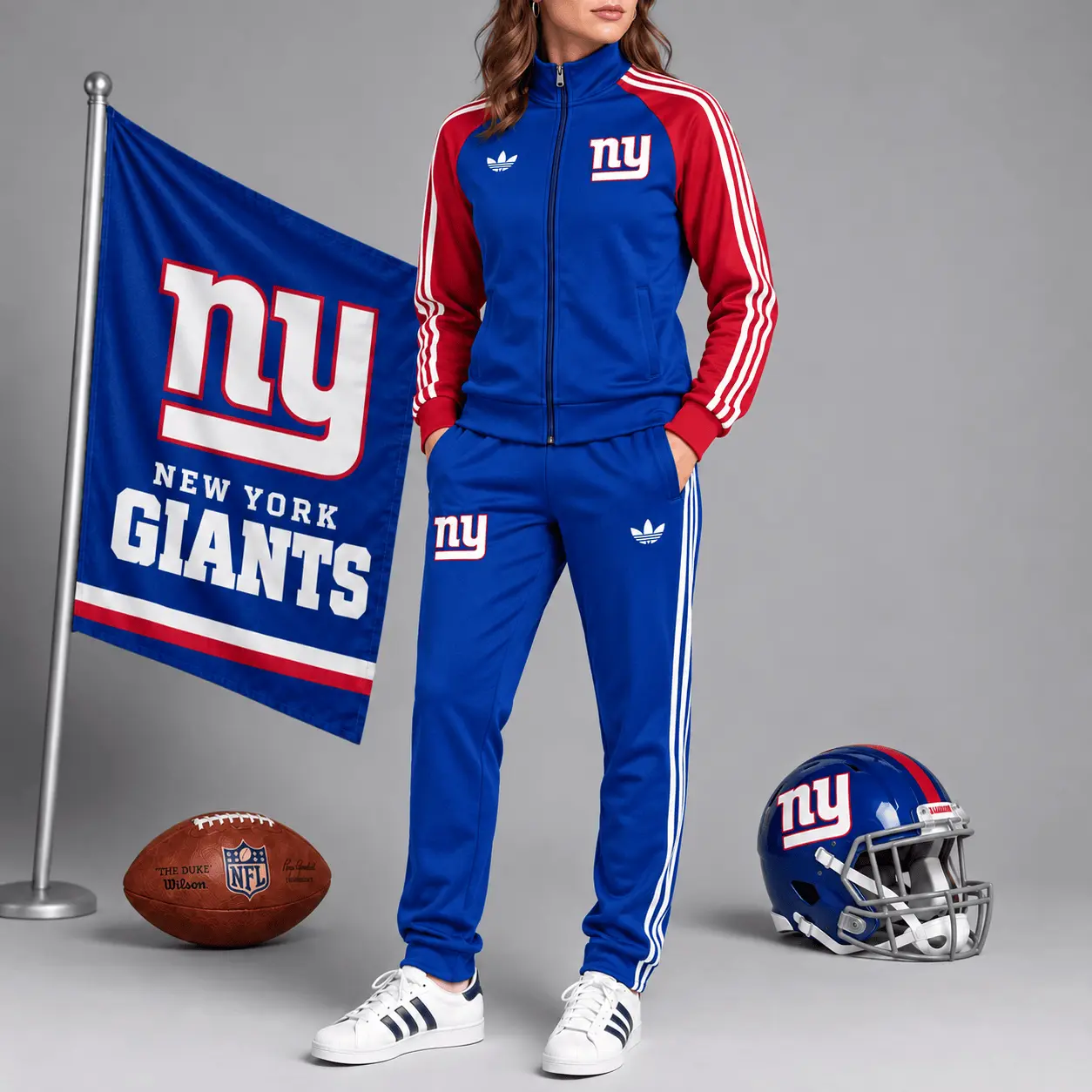 New York Giants | Premium NFL Women’s Athletic Jacket & Jogger Set NY