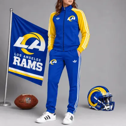 Los Angeles Rams | Premium NFL Women’s Athletic Jacket & Jogger Set NY