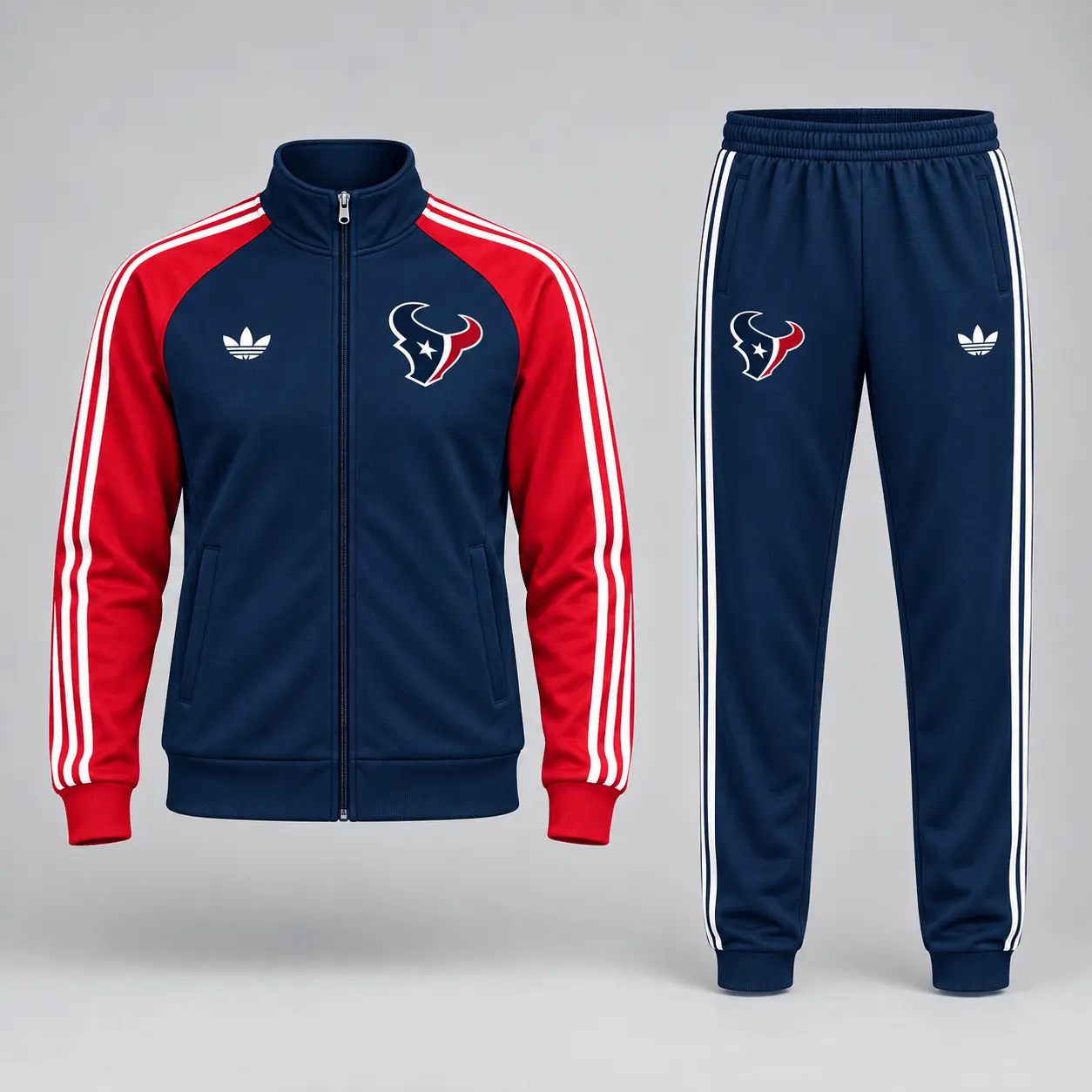 Houston Texans | Premium NFL Women’s Athletic Jacket & Jogger Set NY - Image 2