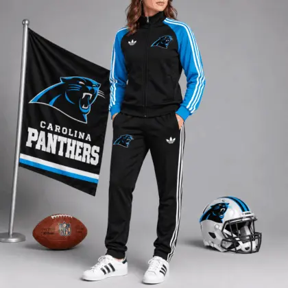 Carolina Panthers | Premium NFL Women’s Athletic Jacket & Jogger Set NY
