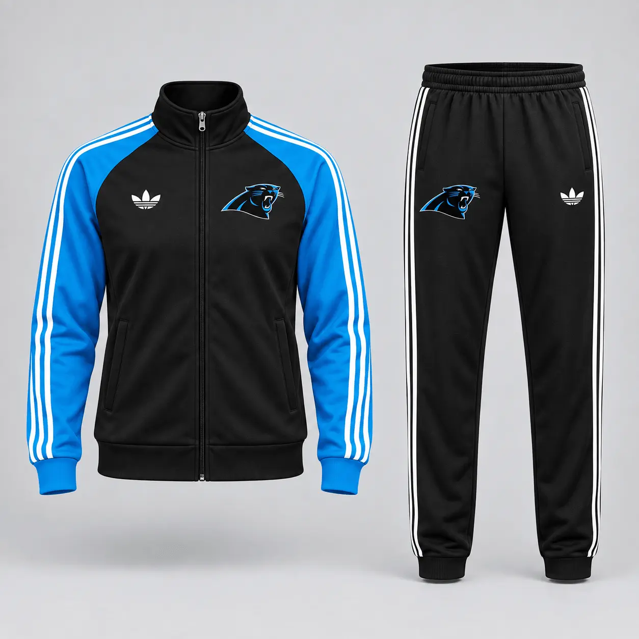 Carolina Panthers | Premium NFL Women’s Athletic Jacket & Jogger Set NY - Image 2