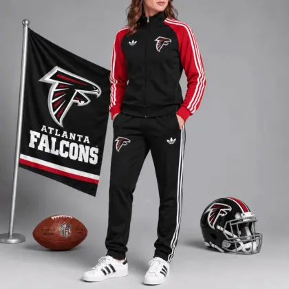 Atlanta Falcons | Premium NFL Women’s Athletic Jacket & Jogger Set NY