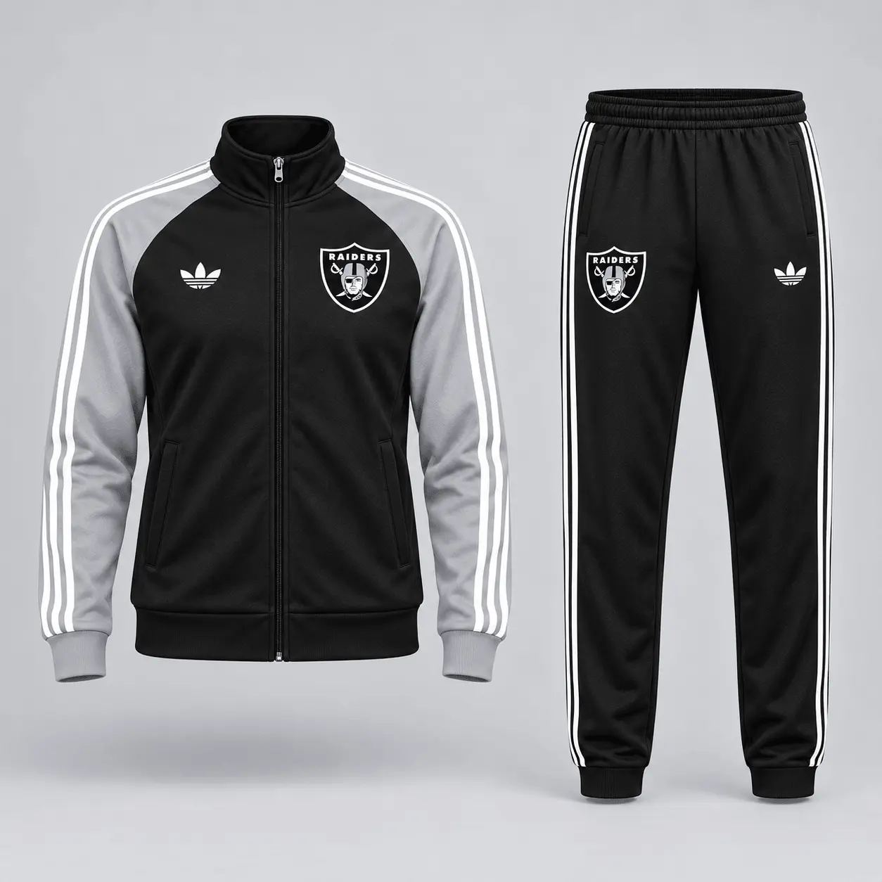 Las Vegas Raiders | Premium NFL Women’s Athletic Jacket & Jogger Set NY - Image 2