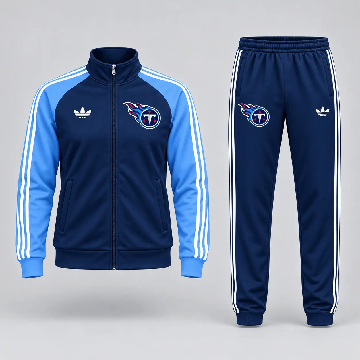 Tennessee Titans | Premium NFL Women’s Athletic Jacket & Jogger Set NY - Image 2