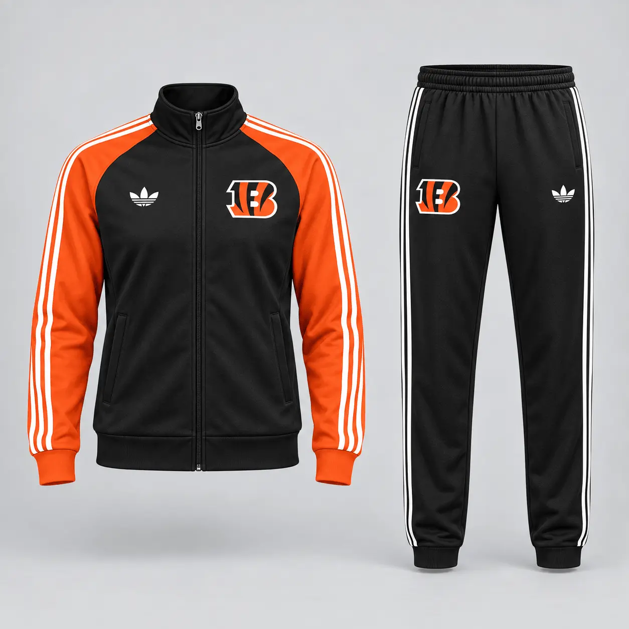 Cincinnati Bengals | Premium NFL Women’s Athletic Jacket & Jogger Set NY - Image 2