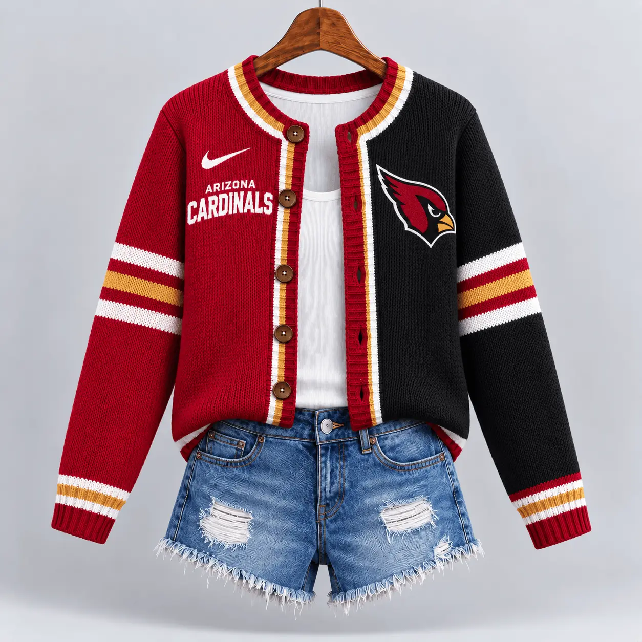 Arizona Cardinals | Premium NFL Game Ready Cardigan NY - Image 2