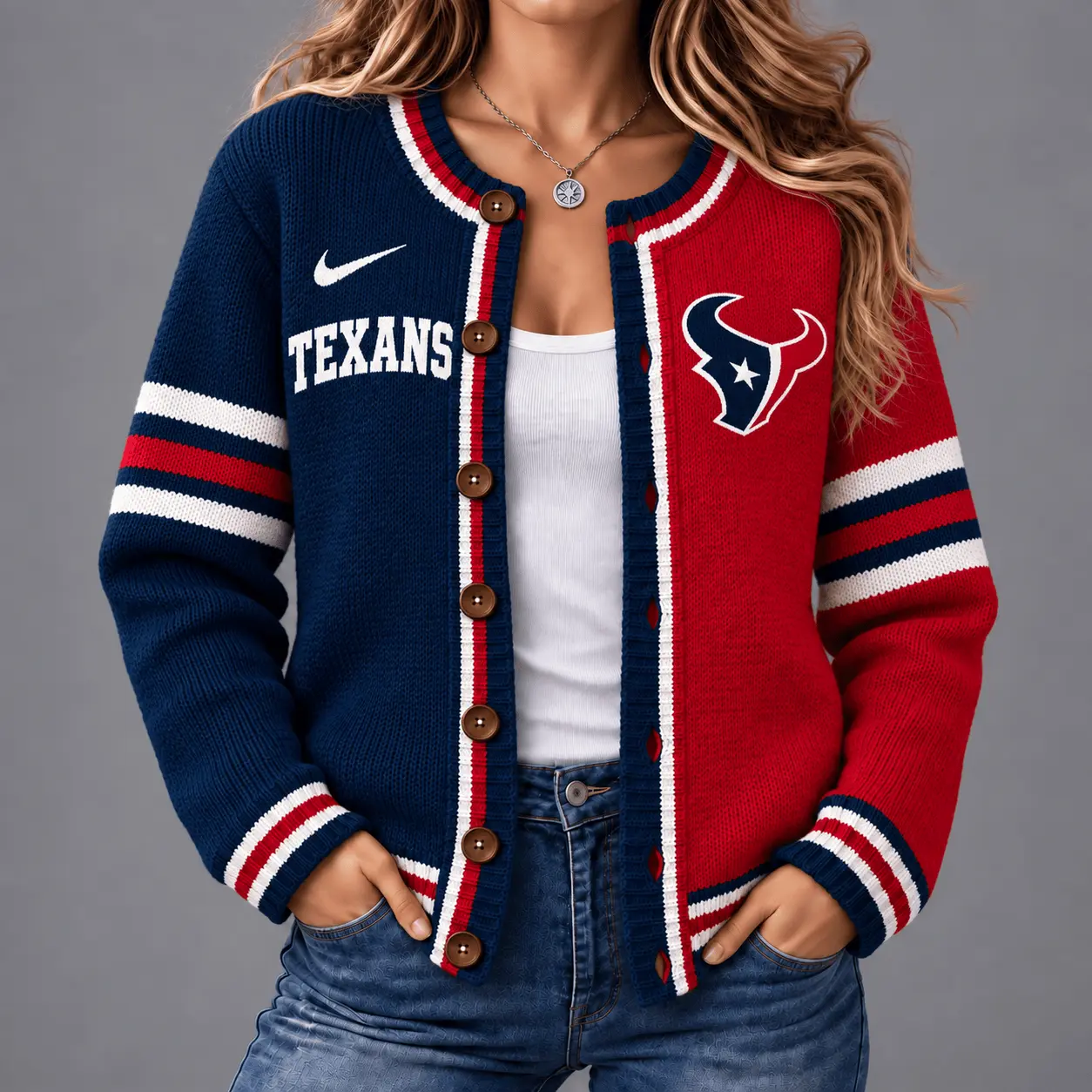 Houston Texans | Premium NFL Game Ready Cardigan NY