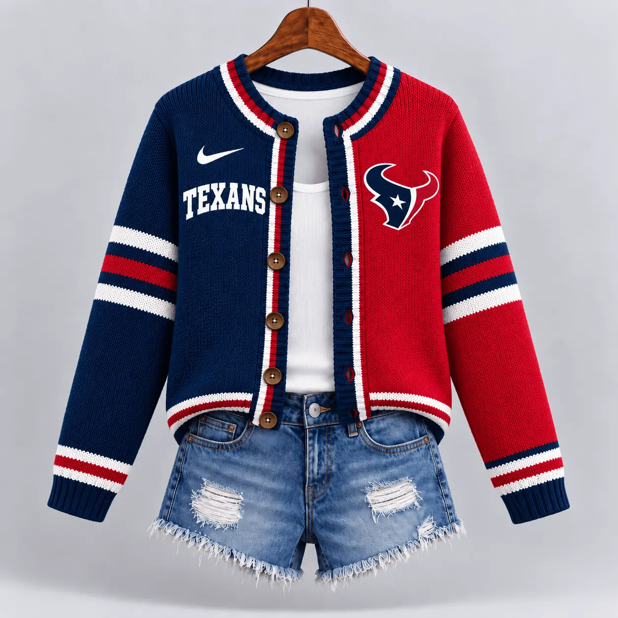 Houston Texans | Premium NFL Game Ready Cardigan NY - Image 2