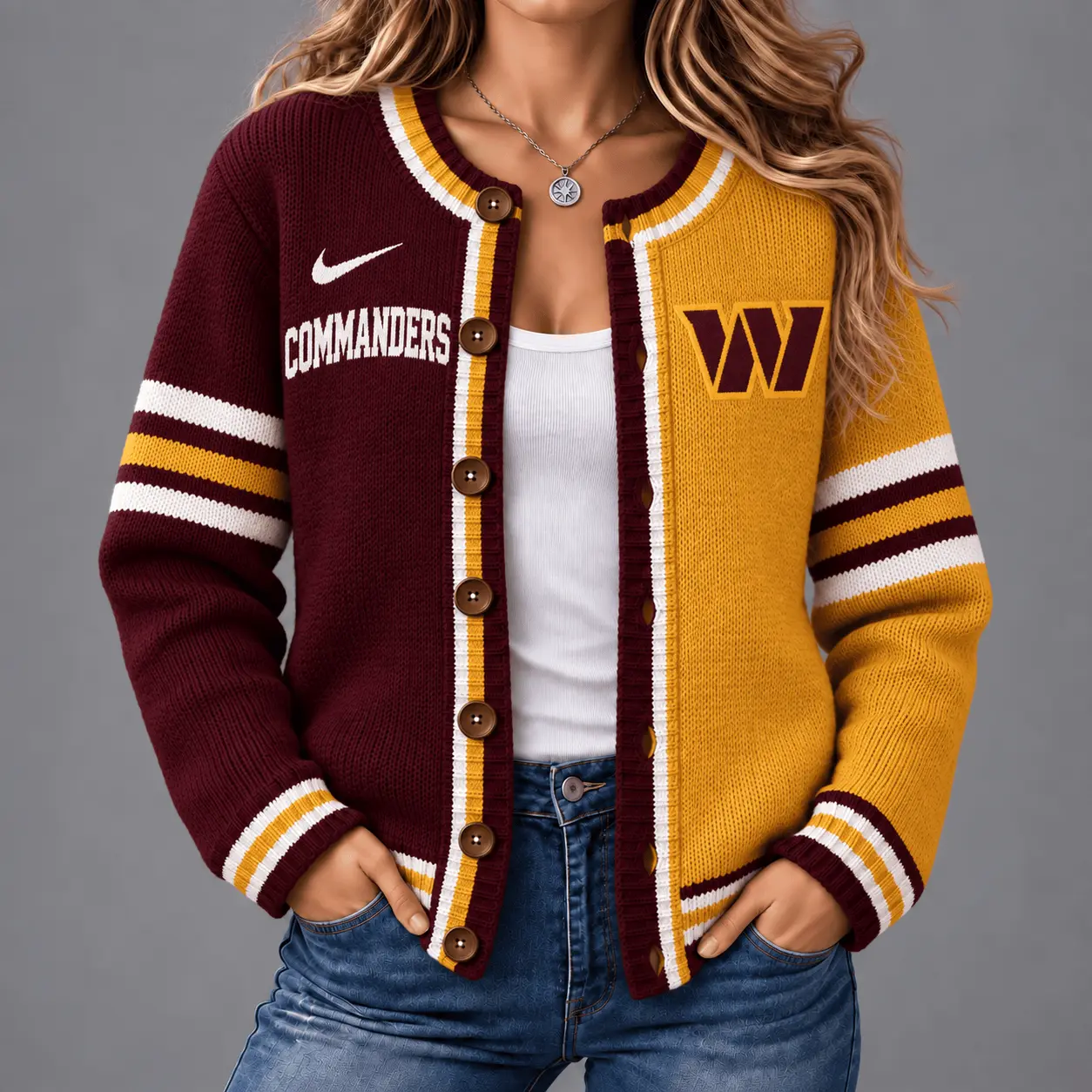 Washington Commanders | Premium NFL Game Ready Cardigan NY