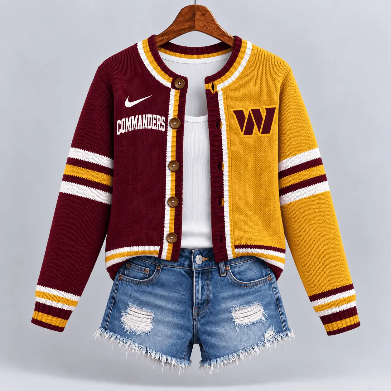 Washington Commanders | Premium NFL Game Ready Cardigan NY - Image 2
