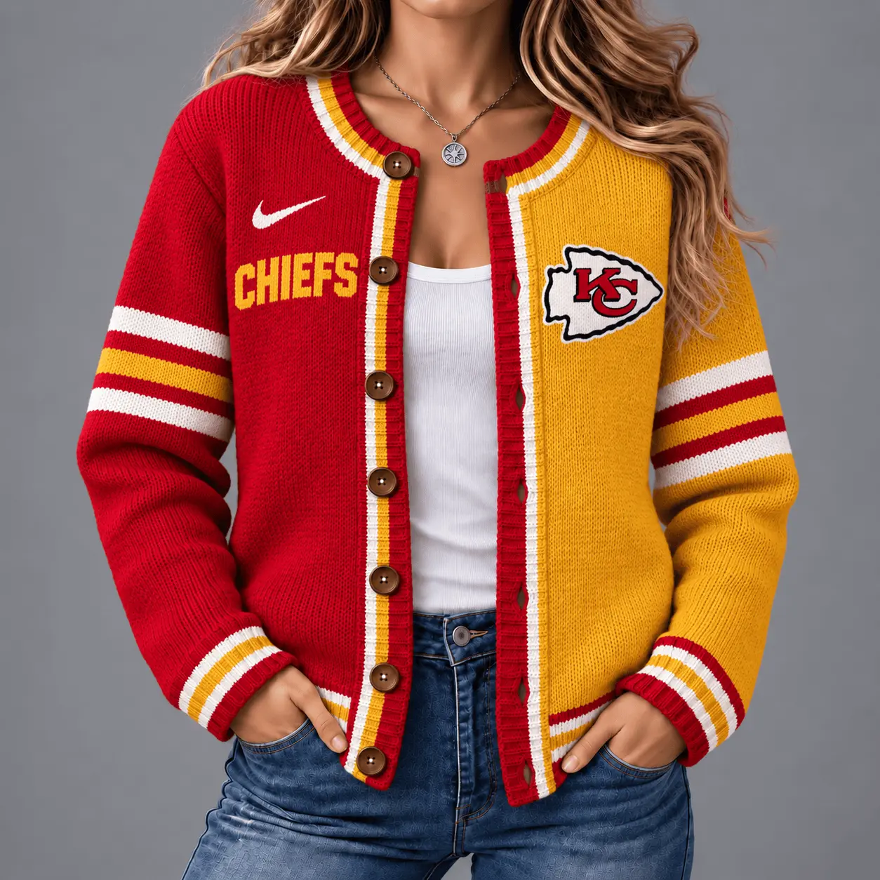 Kansas City Chiefs | Premium NFL Game Ready Cardigan NY
